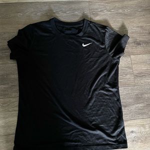 Black womens nike dry-fit tshirt, size medium